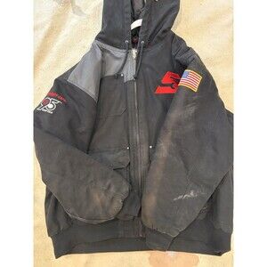 Worn/Faded Snap On Tools 95th Anniversary Heavy Canvas Work Jacket Black Men 3XL